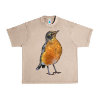 French Oak American Robin Bird Urban Heavy Tee - LillyAllenDesigns