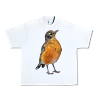White American Robin Bird Urban Heavy Tee - LillyAllenDesigns