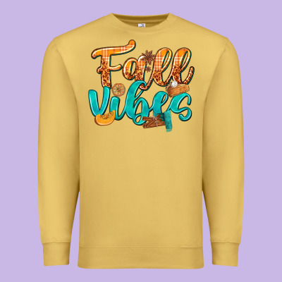 Fall Vibes With Food Premium Sweatshirt Designed By Texasbilliewilder