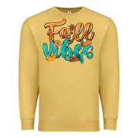Antique Gold Fall Vibes with Food Premium Sweatshirt - texasbilliewilder