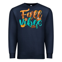 Navy Fall Vibes with Food Premium Sweatshirt - texasbilliewilder