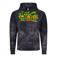 Cloud Black st patricks day gnomes shamrock gold rainbow Vintage Hoodie - Artiststas