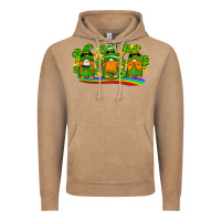Vintage Coffee st patricks day gnomes shamrock gold rainbow Vintage Hoodie - Artiststas