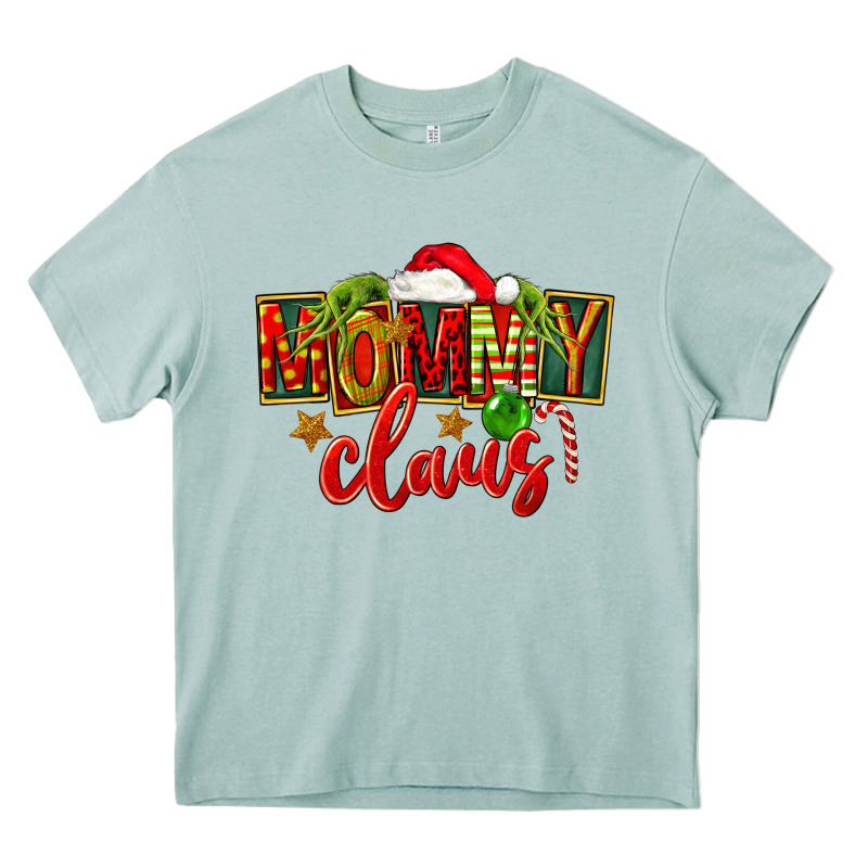 Christmas Mommy Claus Heavy Core Tee by FaDigitalArtStudio | Teevron