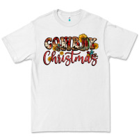 White cowboy christmas Premium Tee - FaDigitalArtStudio