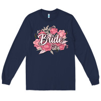 Navy bride Long Sleeve Tee - MaliasSmallBusiness