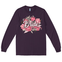 Plum bride Long Sleeve Tee - MaliasSmallBusiness