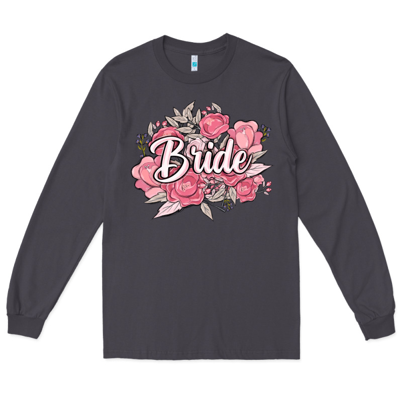 Bride Long Sleeve Tee by MaliasSmallBusiness | Teevron