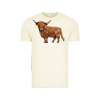 Vintage Arctic highland cow Vintage Tee - BarkalooDesign