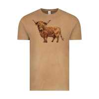 Vintage Camel highland cow Vintage Tee - BarkalooDesign