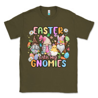Army Green easter  with my gnomies Classic Tee - MaliasSmallBusiness