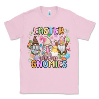 Bubblegum Pink easter  with my gnomies Classic Tee - MaliasSmallBusiness