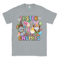 Heather Grey easter  with my gnomies Classic Tee - MaliasSmallBusiness