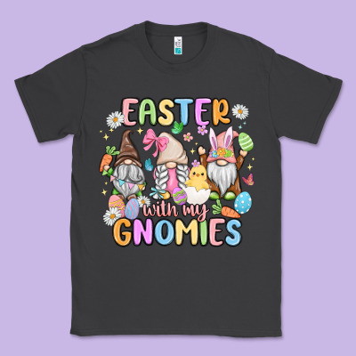 Easter  With My Gnomies Classic Tee Designed By Maliassmallbusiness