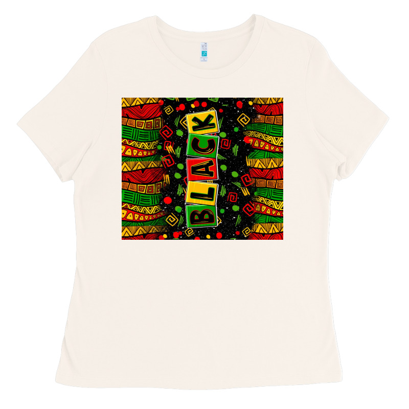 Black License Letters  Juneteenth Ladies Tee by Zillion Design Studio | Teevron