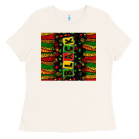 Bone Black license letters  juneteenth Ladies Tee - Zillion Design Studio