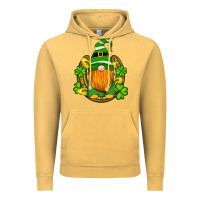 Vintage Mustard st patricks day gnomes horseshoe shamrock gold Vintage Hoodie - Artiststas
