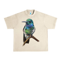 Sandshell Ruby Throcuted Hummingbird Urban Heavy Tee - LillyAllenDesigns