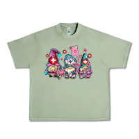 Oil Green nurse gnomes Urban Heavy Tee - AdoDesignShop