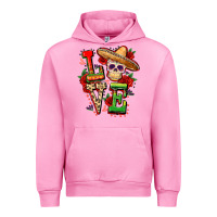 Fuchsia Pink Cinco de mayo love Urban Hoodie - FaDigitalArtStudio