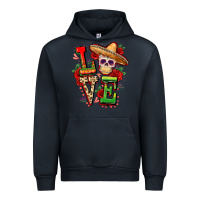 Navy Cinco de mayo love Urban Hoodie - FaDigitalArtStudio