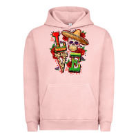 Pigment Salmon Cinco de mayo love Urban Hoodie - FaDigitalArtStudio