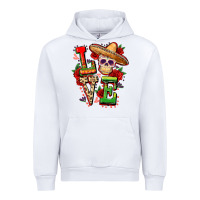 White Cinco de mayo love Urban Hoodie - FaDigitalArtStudio