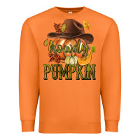Carrot Howdy Pumpkin Premium Sweatshirt - texasbilliewilder