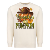 Sandshell Howdy Pumpkin Premium Sweatshirt - texasbilliewilder