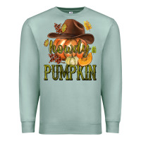 Seafoam Howdy Pumpkin Premium Sweatshirt - texasbilliewilder