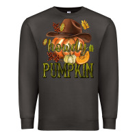 Smoke Howdy Pumpkin Premium Sweatshirt - texasbilliewilder