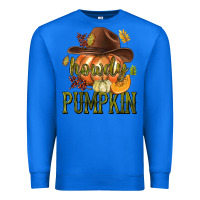True Royal Howdy Pumpkin Premium Sweatshirt - texasbilliewilder