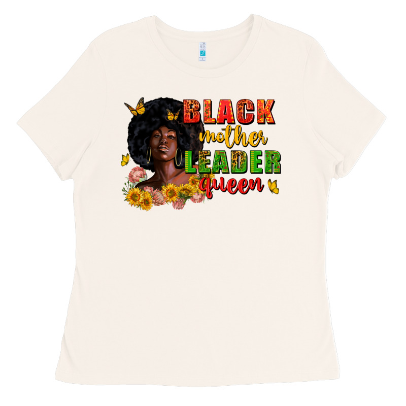 Black Mother Leader Queen Juneteenth Ladies Tee by Zillion Design Studio | Teevron