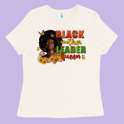 Black Mother Leader Queen Juneteenth Ladies Tee Designed By Zillion Design Studio
