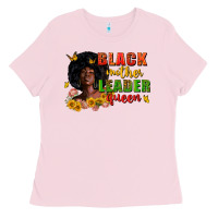 Bubblegum Pink Black mother leader queen juneteenth Ladies Tee - Zillion Design Studio