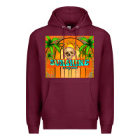 Burgundy sunshine on my mind Premium Hoodie - TumblerDesignByShophia