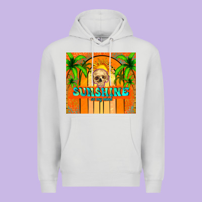 Sunshine On My Mind Premium Hoodie Designed By Tumblerdesignbyshophia