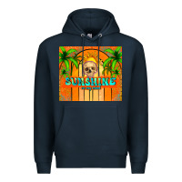 Navy sunshine on my mind Premium Hoodie - TumblerDesignByShophia