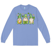 Colony Blue st. patrick's day gnomes Long Sleeve Tee - MaliasSmallBusiness