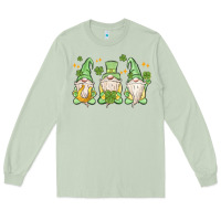 Matcha st. patrick's day gnomes Long Sleeve Tee - MaliasSmallBusiness