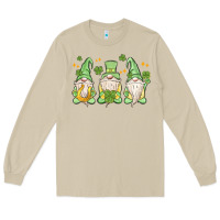 Mushroom st. patrick's day gnomes Long Sleeve Tee - MaliasSmallBusiness