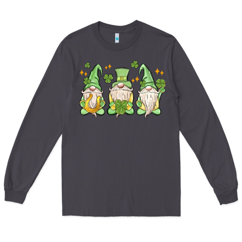 St. Patrick's Day Gnomes Long Sleeve Tee by MaliasSmallBusiness | Teevron