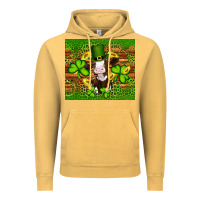 Vintage Mustard st patricks day cow Vintage Hoodie - Artiststas