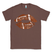 Chestnut football lips Classic Tee - AdoDesignShop