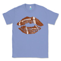Colony Blue football lips Classic Tee - AdoDesignShop