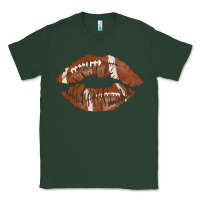 Sports Green football lips Classic Tee - AdoDesignShop