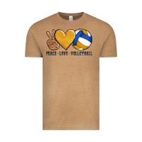 Vintage Camel peace love volleyball Vintage Tee - AdoDesignShop