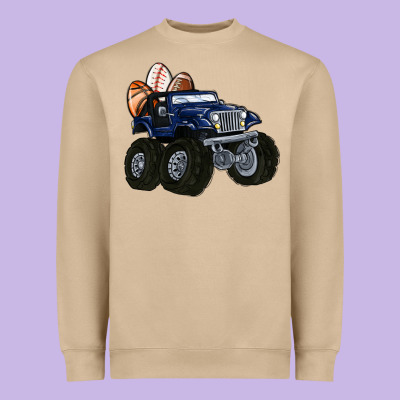 Easter Sports Heavyweight Sweatshirt Designed By Maliassmallbusiness