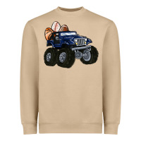 Mushroom easter sports Heavyweight Sweatshirt - MaliasSmallBusiness