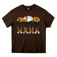 Chocolate Brown baseball nana Heavy Core Tee - HRA Design Shop